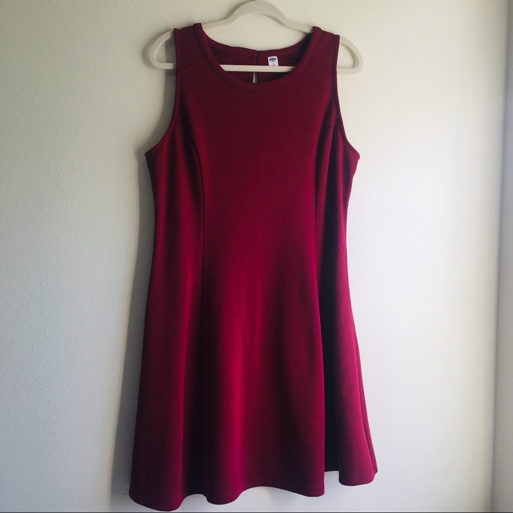 Red Sleeveless Dress
